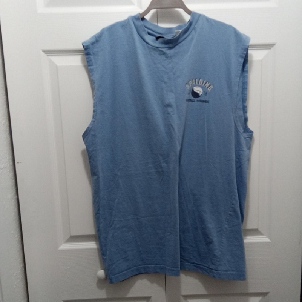 Spalding Light Blue Sleeveless Top